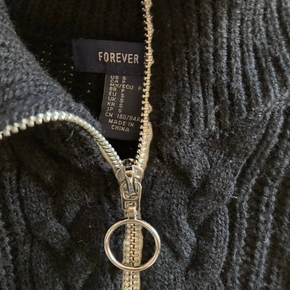 HALF ZIP NECK SWEATER - Picture 3 of 3